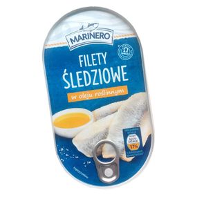 Філе оселе Серце Marinero в олії, 170 г, Польща, ж/б, з вітаміном Омега 3