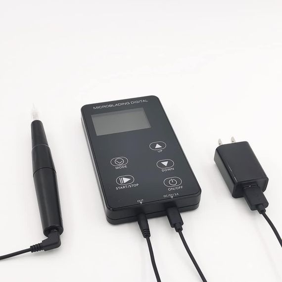 Тату машинка для перманентного макіяжу татуажу з сенсорним дисплеєм, 10 голок, для брів, очей, губ, голка-дюза | Зображення 5