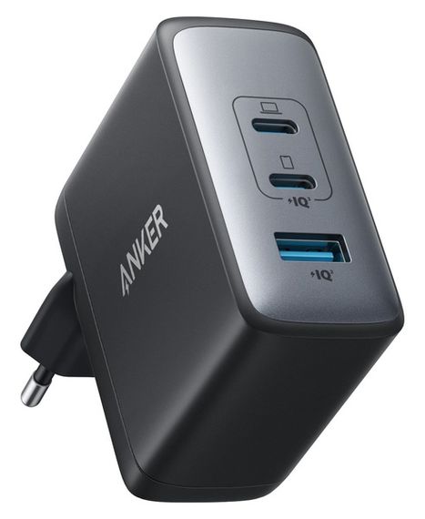 Мережевий зарядний пристрій ANKER PowerPort 736 Nano II - 100W 2xUSB-C PD & 1xPIQ GaN
