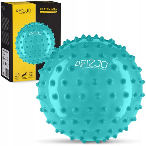 М'яч для пілатесу, йоги, реабілітації 4FIZJO 20 см (масажний) Mint (P-5905973406093) | Зображення 6
