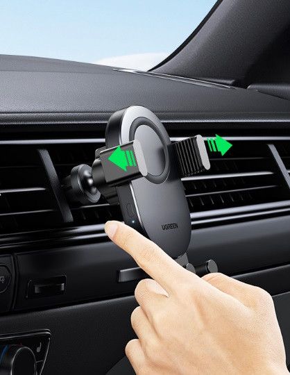 Автодержатель для телефона с беспроводной зарядкой Ugreen CD256 Wireless Car Charger | Зображення 2