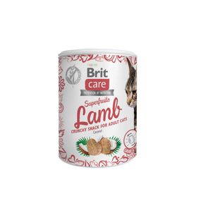 Ласощі Brit Care Superfruits Snack Lamb д/котів з ягням і кокосом 100 г