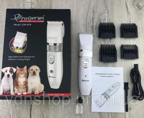 Машинка для стрижки животных Gemei GM-634 | Зображення 4