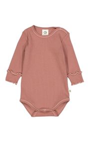 Дитяче боді для дівчинки Green Cotton 86 см Кавовий (25111216B)