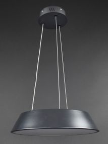 Люстра світлодіодна підвісна LED світильник для квартири на стелю лед з пультом 27567 Чорний 20-90х40х40 см.