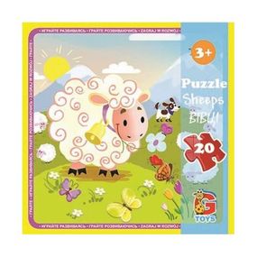 Пазлы Ферма Овечки LA06 G-Toys 20 элементов (4824687637504)