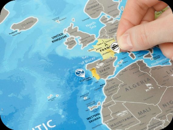 Скретч карта Discovery Map World на английском языке | Зображення 3