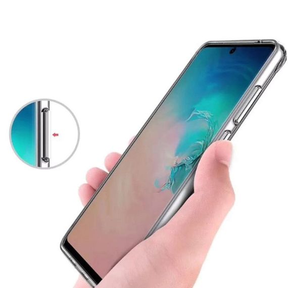 Чехол TPU Space Case transparent для Samsung Galaxy S23 FE Прозрачный | Зображення 1
