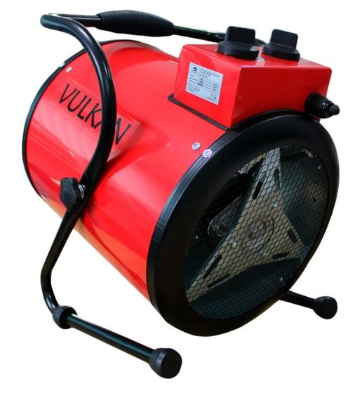 Електрична теплова гармата Vulkan 5,0 кВт, площа обігріву 60 кв.м., червоний, підлоговий, (SL-TSE-50G) | Зображення 3