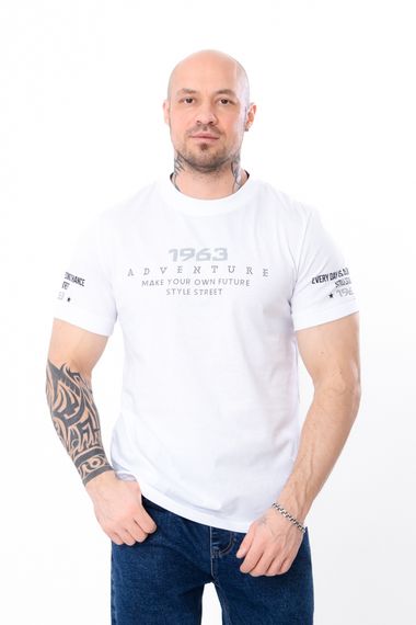 Футболка чоловіча Носи своє 46 Білий (p-3798-191174) | Зображення 1