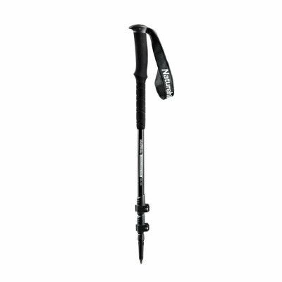 Треккинговые палки Naturehike Трекінгова палиця 3-сек ST 03 7075 AL NH17D017-D, чорна (6975641885139)