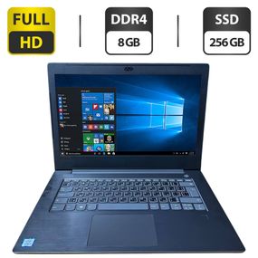 Ноутбук Lenovo V330-14IKB 81B0 / 14" (1920x1080) IPS / Intel Core i5-8250U (4 (8) ядра по 1.6 - 3.4 GHz) / 8 GB DDR4 / 256 GB SSD / Intel UHD Graphics 620 / WebCam б/у
