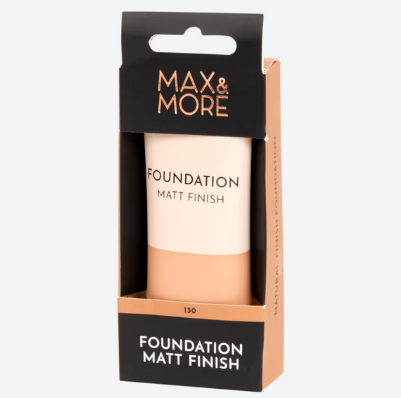 Тональний крем matt finish Max & More 130, 30 ml