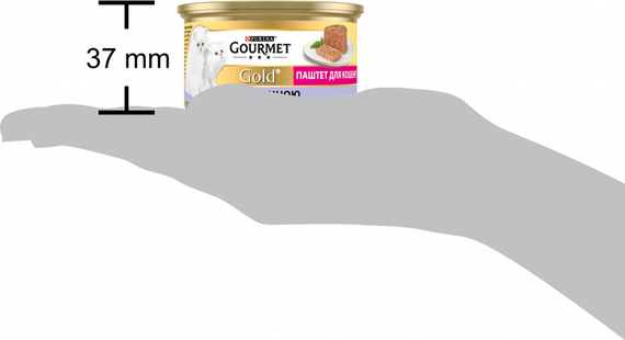 Вологий корм Purina GOURMET GOLD для дорослих котів, телятина 85г | Зображення 3