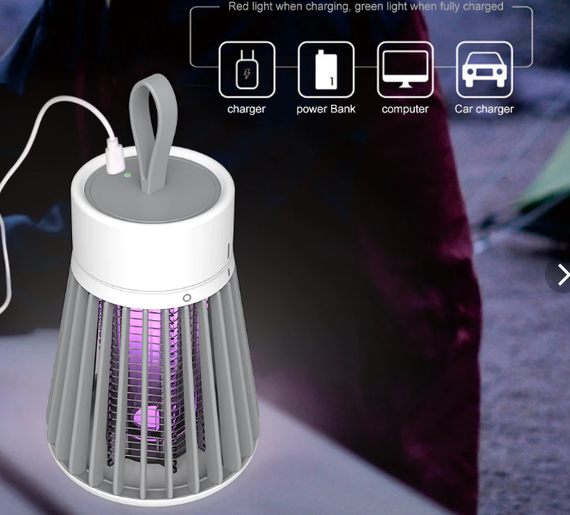 Електричний знищувач комах та комарів Electric Shock від USB | Зображення 1