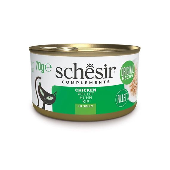 Schesir Chicken Fillets вологий корм для котів з курячим філе, 70 гр