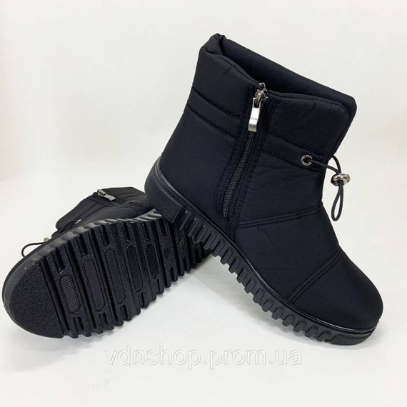 Жіночі зимові стьобані черевики 38р, Жіночі суконні бабуші Бурки суконні штучне хутро KR-87 | Зображення 1