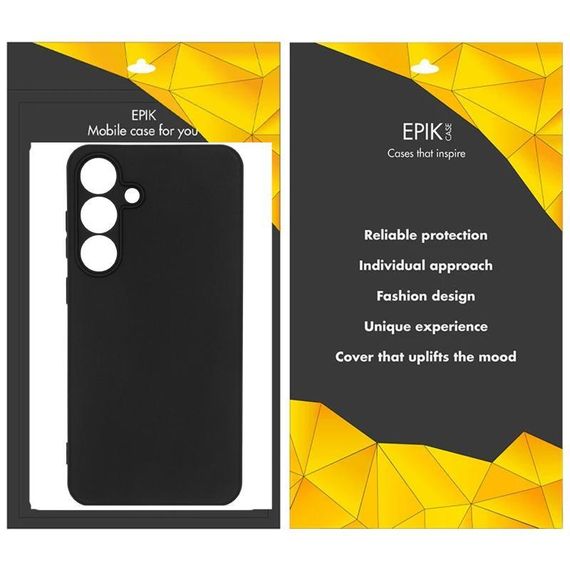 Чохол TPU Epik Black Full Camera для Samsung Galaxy S26 / S26 Pro Чорний | Зображення 1