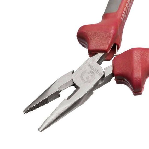 Плоскогубці прямі 115 мм, прецизійні INTERTOOL NT-0102 | Зображення 3