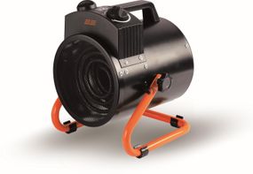 Теплова гармата 2E електрична 2,0 кВт, площа обігріву 20 кв.м., чорний (2E-AHT2000)