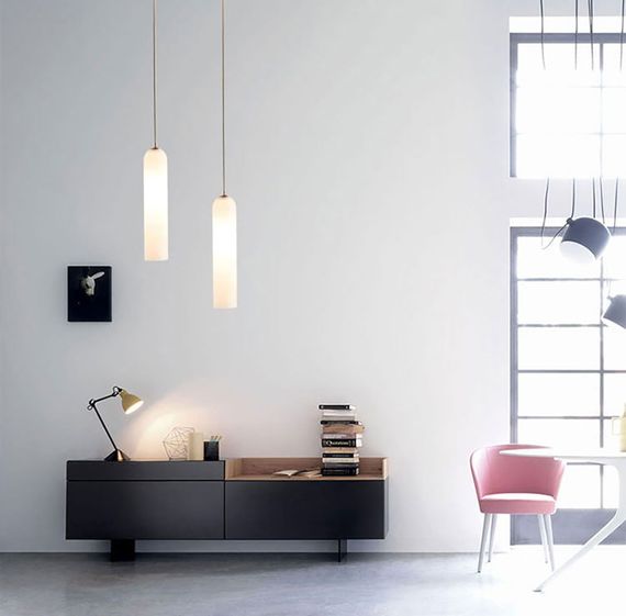 Люстра підвісна на 1 лампочку 27090 Латунь 45-200х10х10 см. | Зображення 6