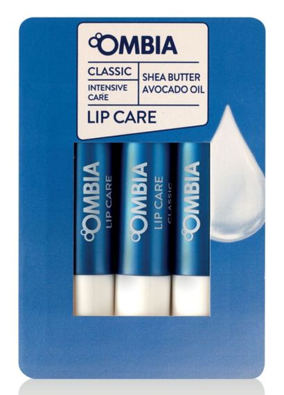 Набір бальзамів для губ OMBIA Lip Care Classic 3 x 4,8 г
