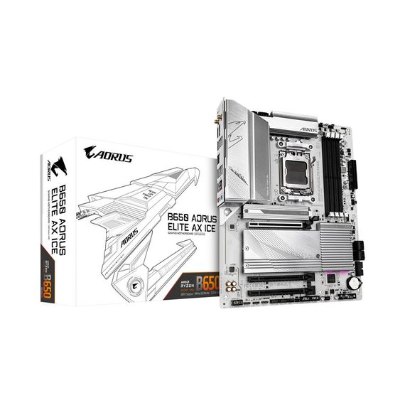 Материнська плата GIGABYTE B650 AORUS ELITE AX ICE (B650 A ELITE AX ICE) | Зображення 3