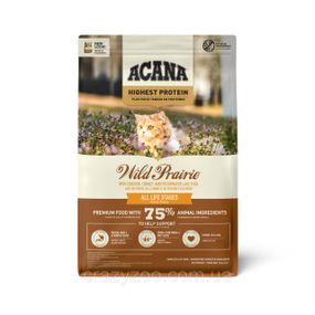 Сухой корм для котов Acana Wild Prairie Cat с птицей и рыбой 1.8 кг a64018