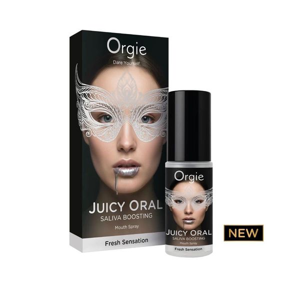 Оральний спрей Orgie – Juicy Oral для посилення слиновиділення 15 мл Sex Aura