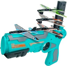 Детский игрушечный пистолет катапульта с самолетиками Air Battle