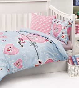 Комплект постільної білизни Belizza  83476 Туреччина Для ліжечка  Бавовна