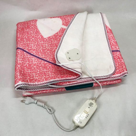 Электропростынь электрическая простынь с подогревом Electric Blanket 150х120см сердечка | Зображення 8