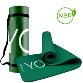 Килимок для йоги та фітнесу PowerPlay 4151 NBR Performance Mat Зелений (183x61x1.5)