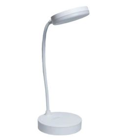Настольная лампа с LED 10 круглая USB 5V white