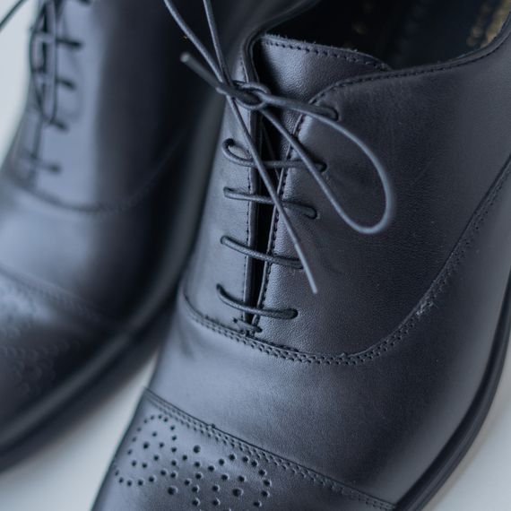 Шкіряні туфлі з брогуванням 41 розмір | Зображення 5