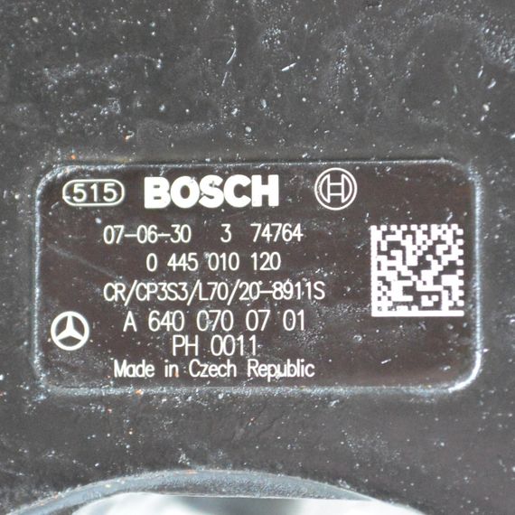 ПНВТ Mercedes Benz A-Class W169 B-Class W245 паливний насос високого тиску Мерседес 0445010120 A6400700701 | Зображення 3