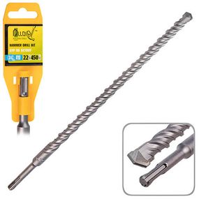 Бур по бетону SDS-plus S4 22*450мм FH-22450 Alloid