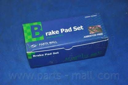 Колодки гальмівні дискові (вир-во PARTS-MALL) PARTS-MALL PKF010 на TOYOTA ALTIS седан (E15_)