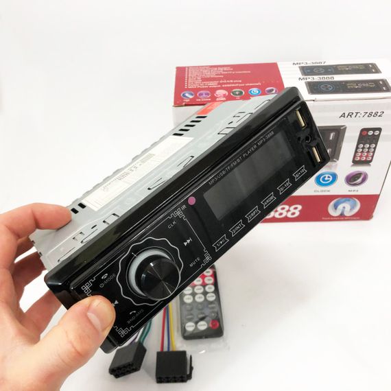 Магнітола в машину з флешкою MP3 3888 ISO 1DIN FM, Автомагнітола в штат пристрій магнітола DU-36 | Зображення 5