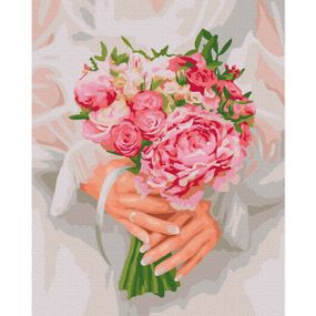 Картина за номерами " Особливий букет" 40х50 BS52534