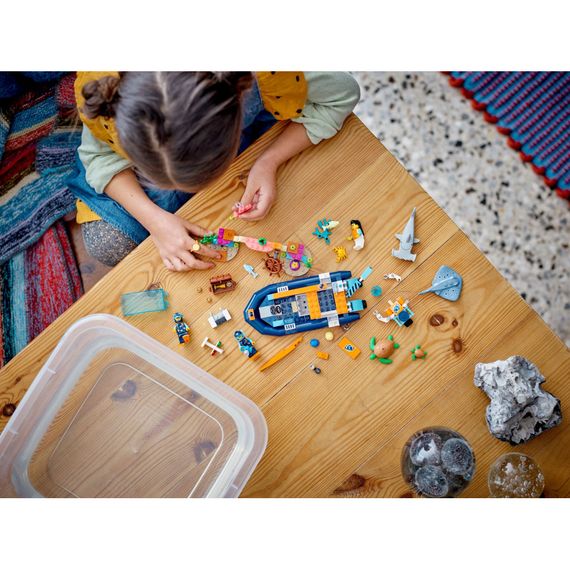 Конструктор LEGO City Дослідницький підводний човен 182 деталей (60377) | Зображення 8