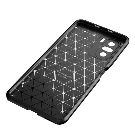 Чохол-накладка AutoFocus Карбон  Poco F3 з посиленим захистом (TPU) Чорний | Зображення 1
