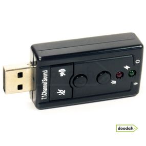 Зовнішня звукова usb GoodEm SC-108 (7.1) - для пк, ноутбука, та інших пристроїв