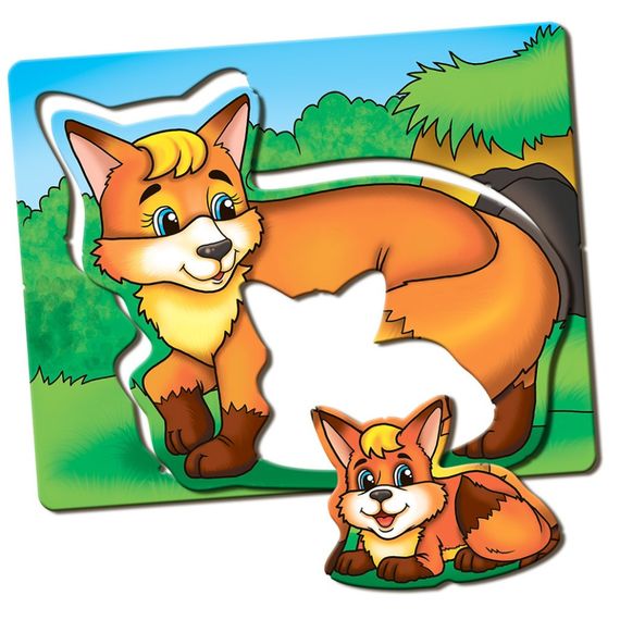 Дитяча розвиваюча гра Мами і малюки 81114 лісові тварини | Зображення 4