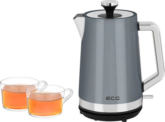 Електрочайник EСG RK 1766 Vintage Scuro 1.7 л сірий | Зображення 1