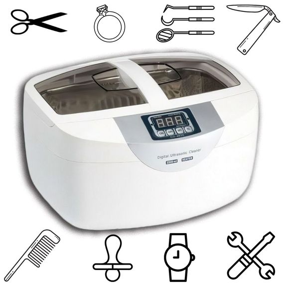 Стерилізатор ультразвуковий Ultrasonic Cleaner CE4820 на 70W и 2500 мл | Зображення 3