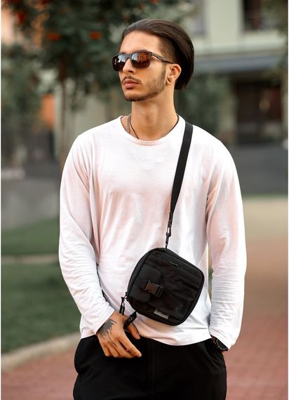 Чоловіча сумка Sambag TEL Чорна 17 х 17 х 6 см (70151065m) | Зображення 7