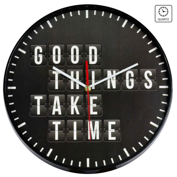 Годинник настінний Technoline 775485 Good Things Take Time (775485) | Зображення 1