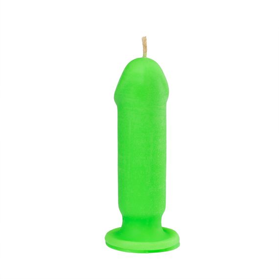 Свеча LOVE FLAME - Dildo S Green Fluor, CPS04-GREEN sexstyle | Зображення 3