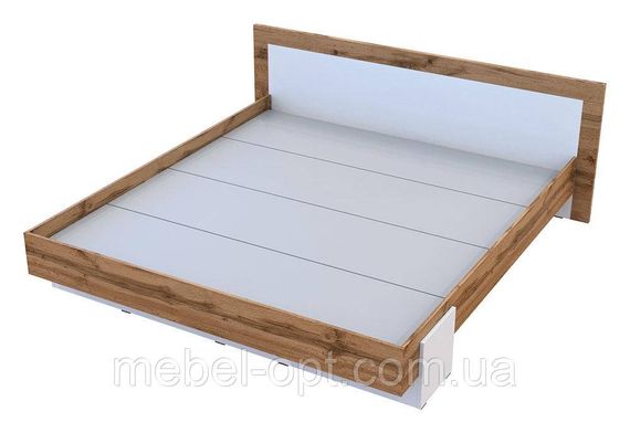 Ліжко Hugo Doros Тахо / Білий гладкий ДСП 204х206х76/30 (42002112)